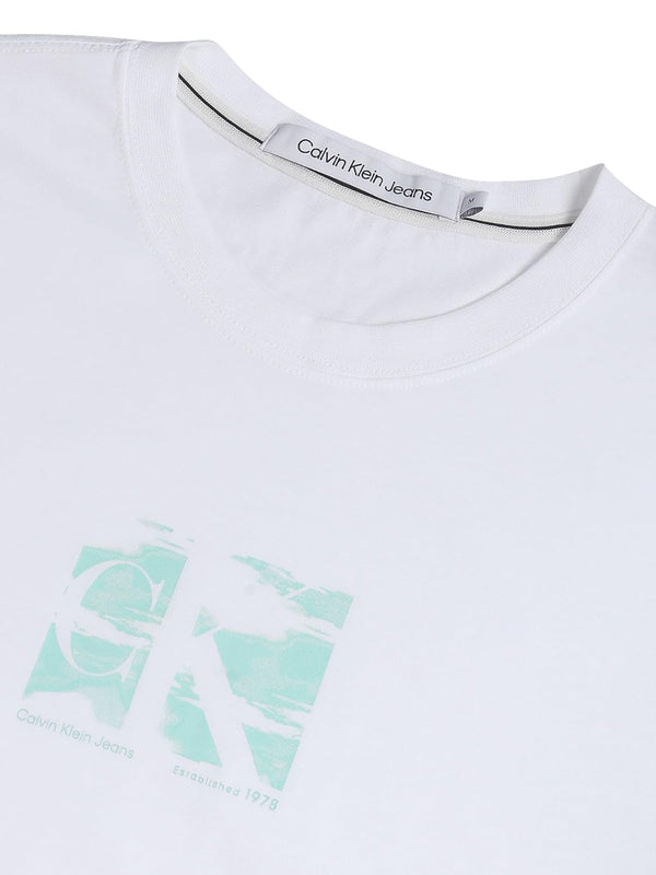 Calvin Klein Jeans T-shirt Uomo Mod. J30J325204 YAF White