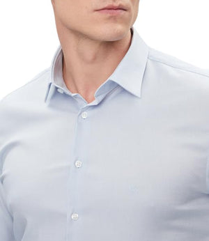Calvin Klein Camicia m/l Uomo Mod. K10K112301 SLIM CK2 Celeste