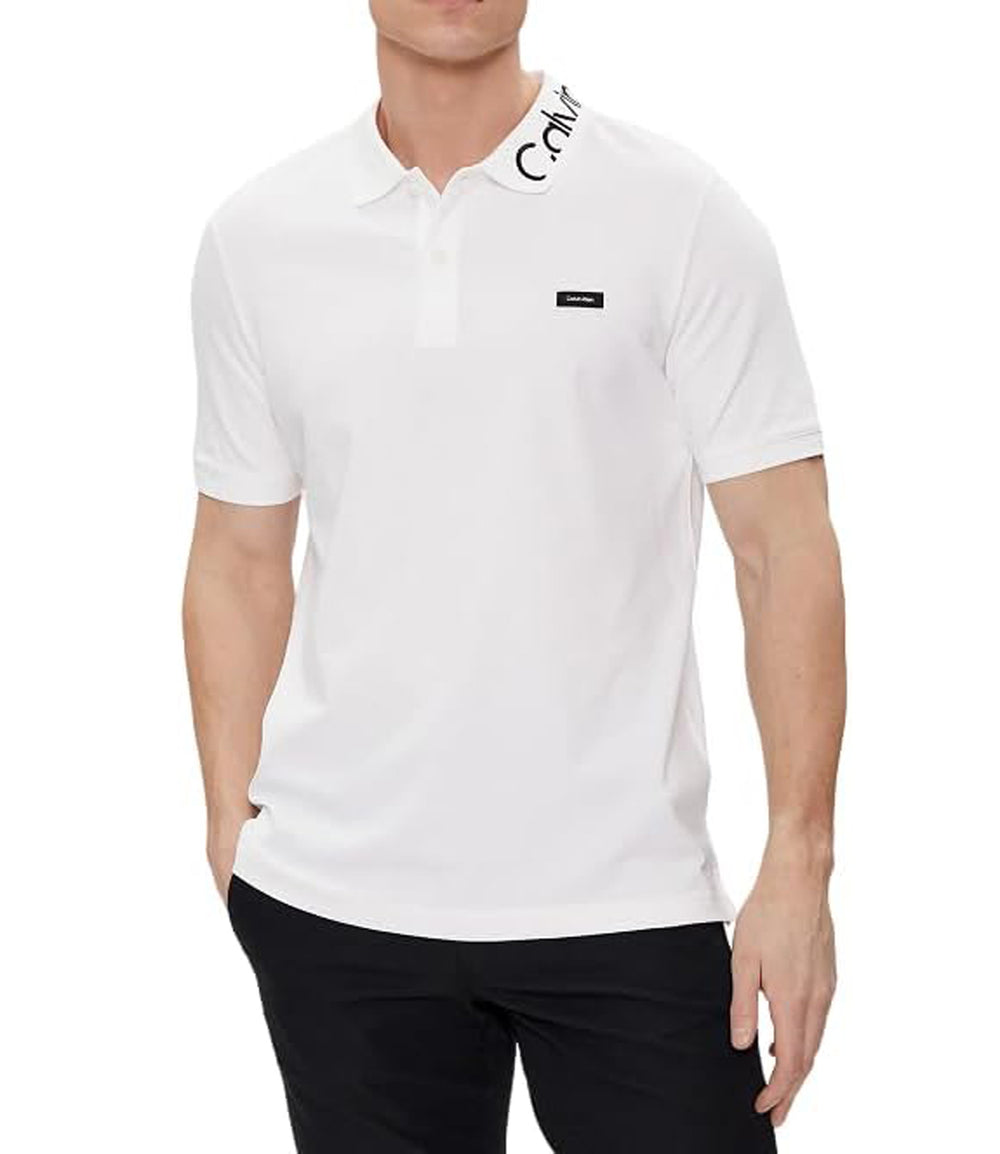Calvin Klein Polo M/C Uomo Mod. K10K112467 YAF WHITE