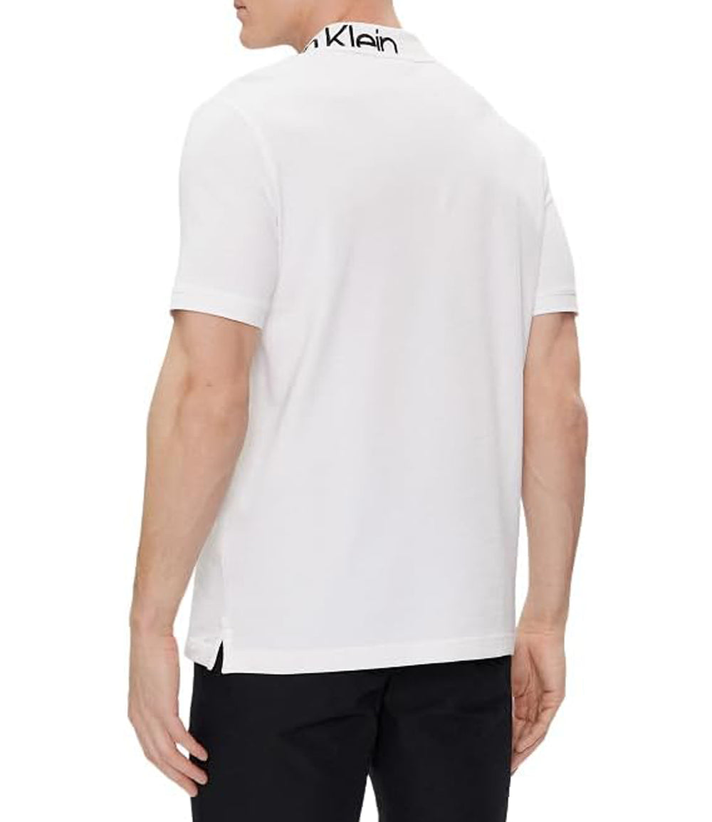 Calvin Klein Polo M/C Uomo Mod. K10K112467 YAF WHITE