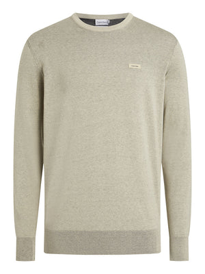 Calvin Klein Maglione Girocollo Uomo Mod. K10K112742 LEB Beige
