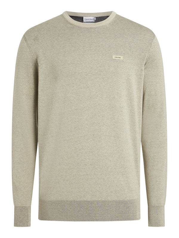 Calvin Klein Maglione Girocollo Uomo Mod. K10K112742 LEB Beige