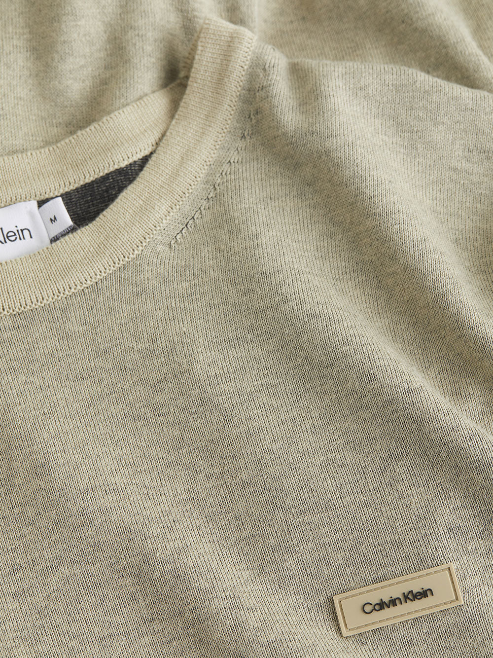 Calvin Klein Maglione Girocollo Uomo Mod. K10K112742 LEB Beige
