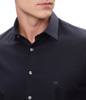 Calvin Klein Camicia Manica Lunga Uomo Mod. K10K112744 SLIM CHW Blu
