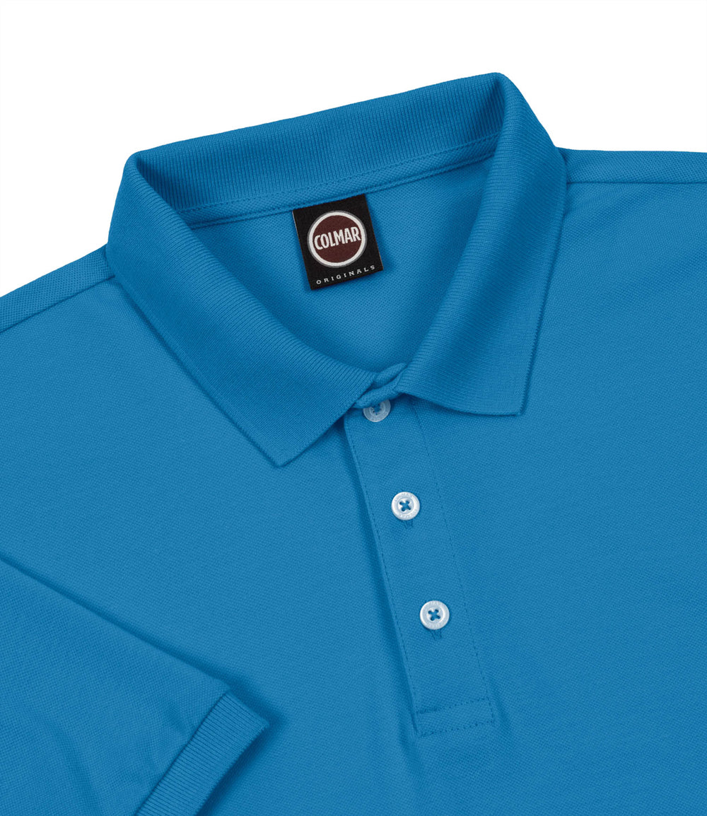 Colmar Polo M/C Uomo Mod. 7646 4SH 672 Celeste