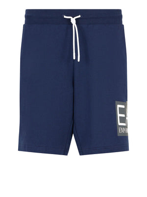 Ea7 Emporio Armani Bermuda Uomo Mod. 3DPS63 PJ05Z 1554 Blu