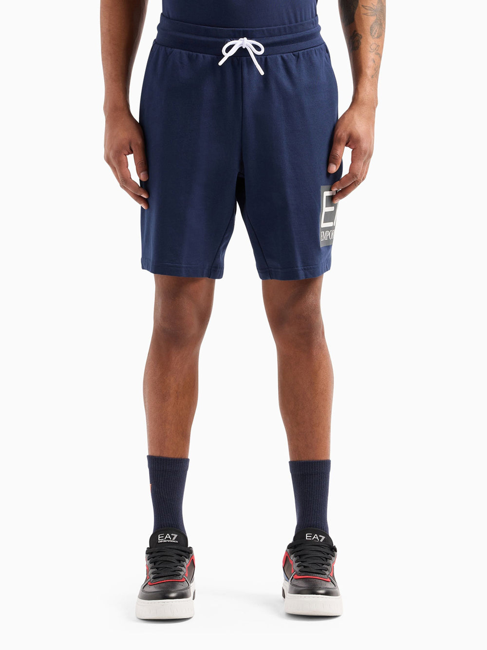 Ea7 Emporio Armani Bermuda Uomo Mod. 3DPS63 PJ05Z 1554 Blu