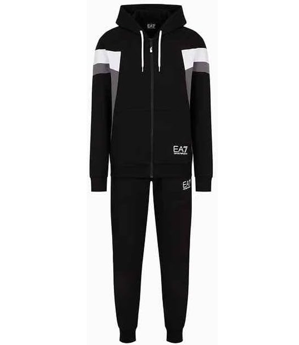 Ea7 Emporio Armani Tuta Uomo Mod. 3DPV10 PJLIZ 1200 Black