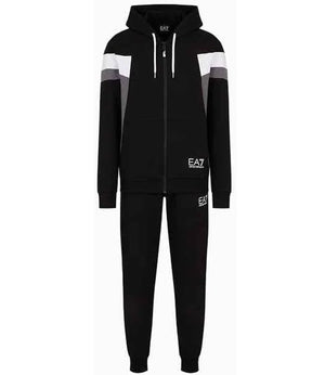 Ea7 Emporio Armani Tuta Uomo Mod. 3DPV10 PJLIZ 1200 Black