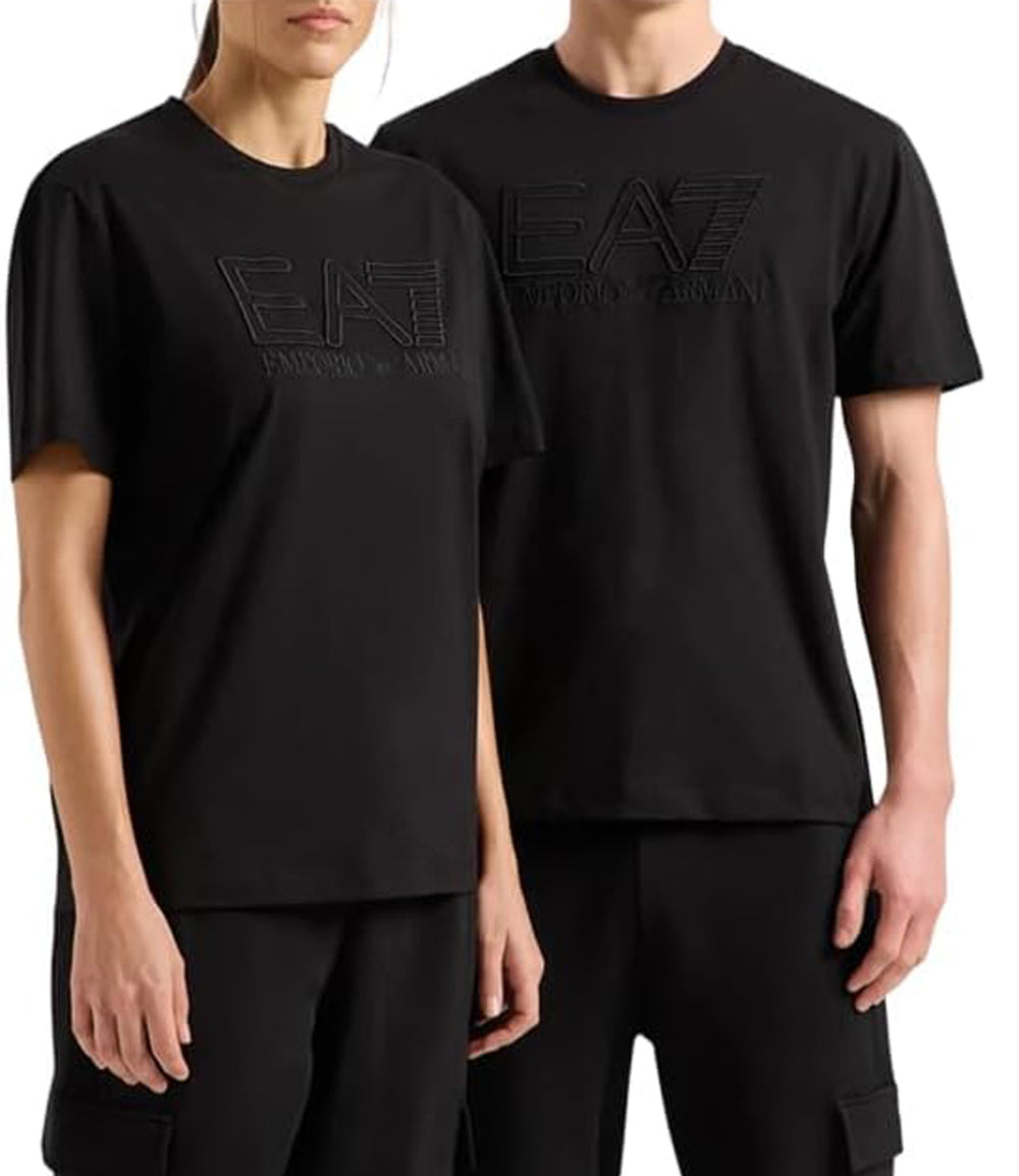 Ea7 Emporio Armani T-shirt UNISEX Mod. 3DUT05 PJUTZ 1200 Black