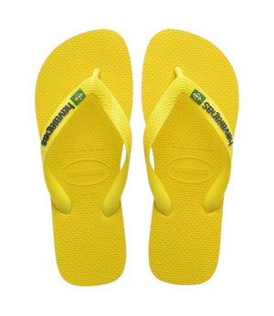 Havaianas Infradito UNISEX Mod. BRASIL LOGO NEON CITRUS 4149370 M19 YELLOW