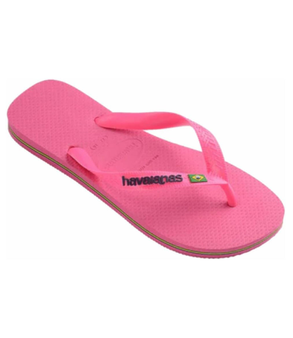 Havaianas Infradito UNISEX Mod. BRASIL LOGO NEON 4149370 F17 PINK
