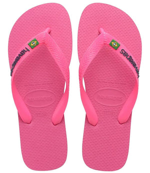 Havaianas Infradito UNISEX Mod. BRASIL LOGO NEON 4149370 F17 PINK