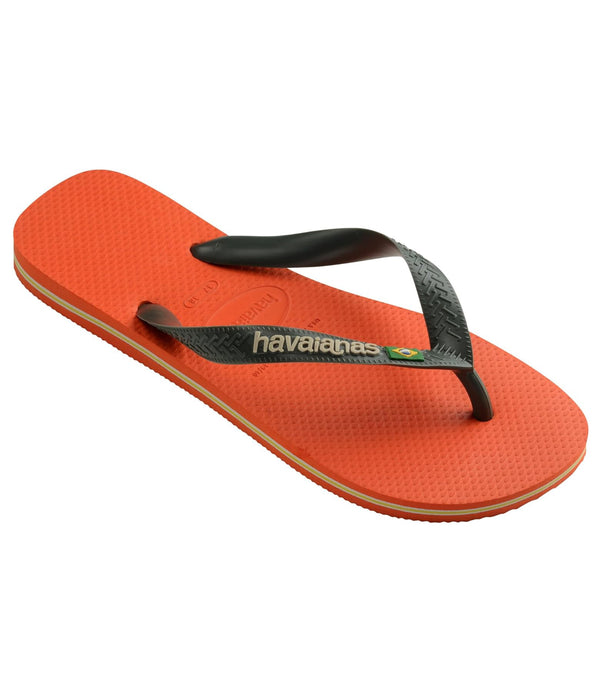 Havaianas Infradito UNISEX Mod. BRASIL LOGO SUNSET 4110850 M19 ORANGE