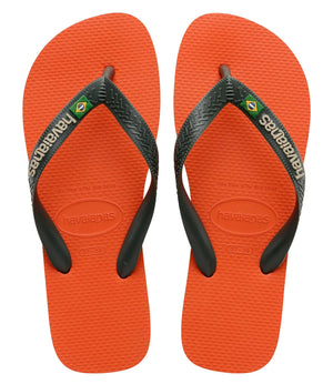 Havaianas Infradito UNISEX Mod. BRASIL LOGO SUNSET 4110850 M19 ORANGE