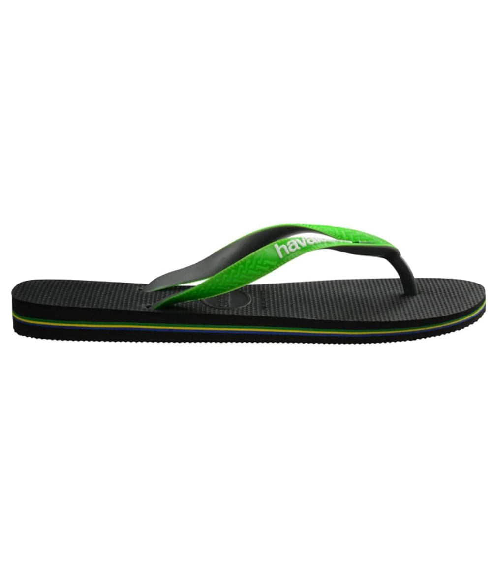Havaianas Infradito UNISEX Mod. BRASIL MIX BLACK 4123206 M19 LIME