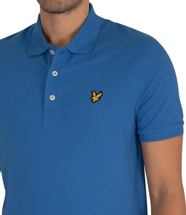 Lyle & Scott Polo Manica Corta Uomo Mod. SP400VOG W584 Azzurro