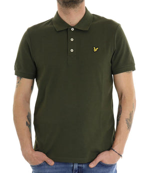 Lyle & Scott Polo Manica Corta Uomo Mod. SP400VOG X154 Verde