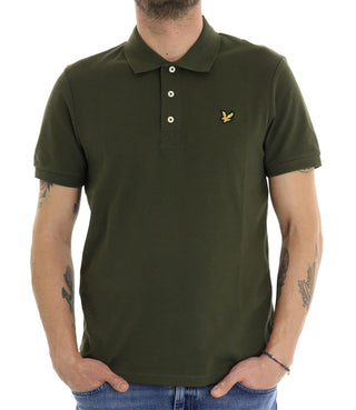 Lyle & Scott Polo Manica Corta Uomo Mod. SP400VOG X154 Verde