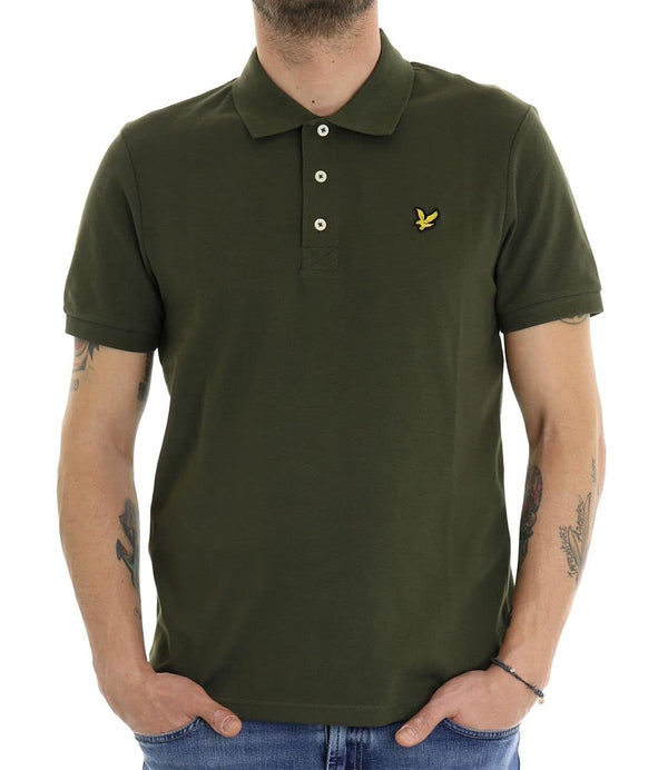 Lyle & Scott Polo Manica Corta Uomo Mod. SP400VOG X154 Verde