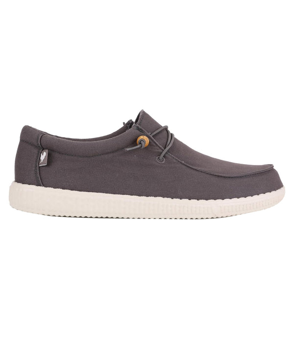 Pitas Scarpa Uomo Mod. WP150 WALLABI CANVAS GRIS SCURO Antracite