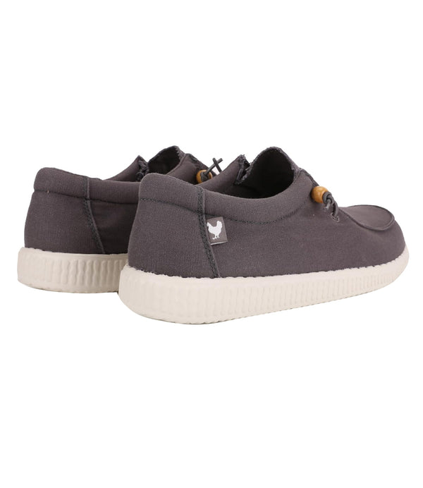 Pitas Scarpa Uomo Mod. WP150 WALLABI CANVAS GRIS SCURO Antracite