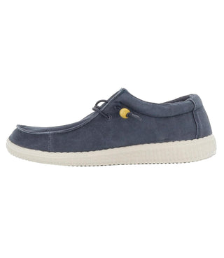 Pitas Scarpa Uomo Mod. WP150 WALLABI CANVAS PERISCOPE Navy