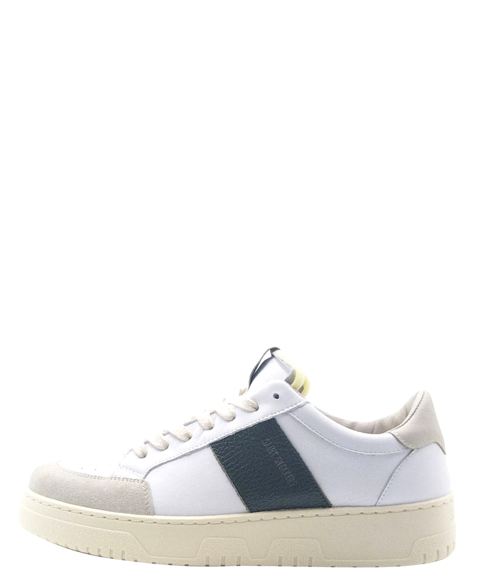 SAINT SNEAKERS Sneakers Uomo Mod. SAIL BIANCO/OLIVA White