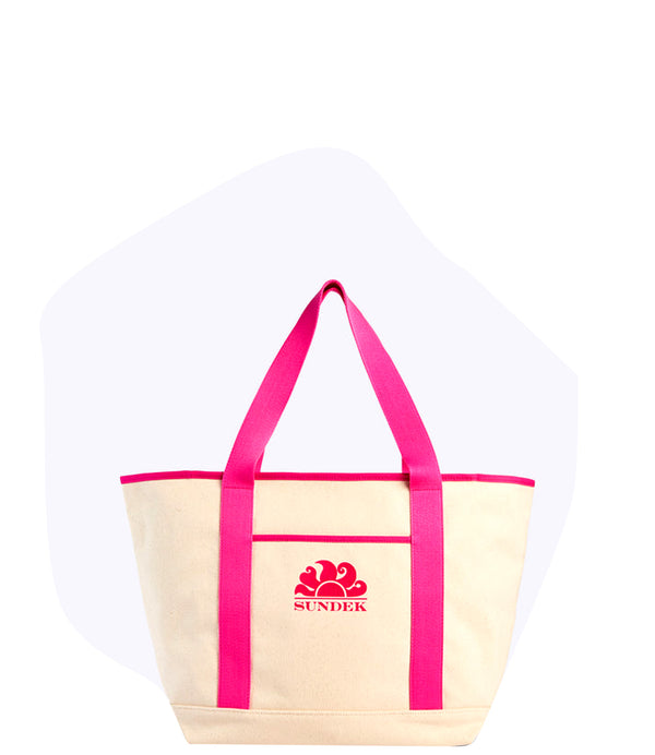 SUNDEK Borsa Unisex Mod. AW703ABCV100 MICOL SHOPPING BAG 86700 Beige