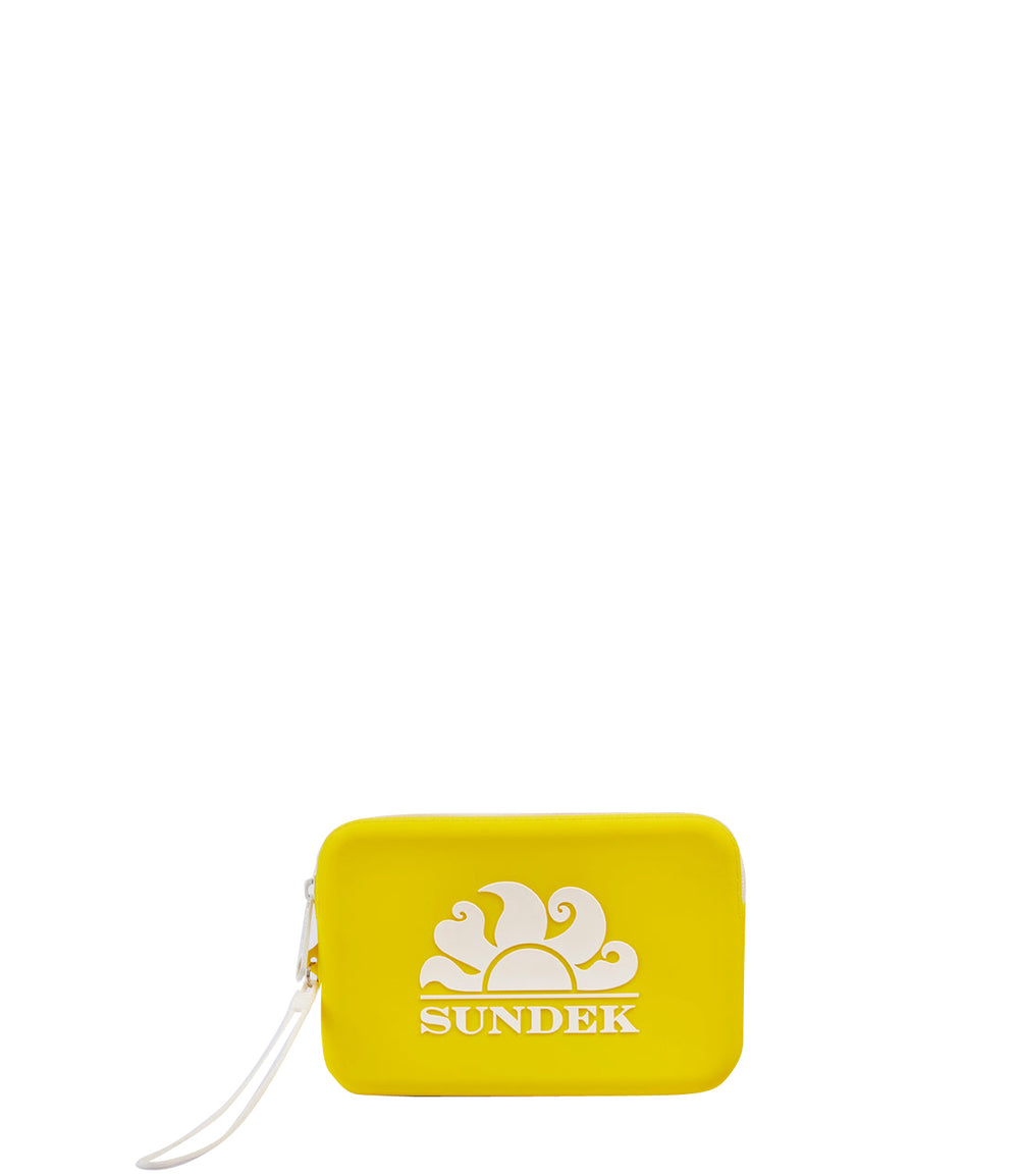 SUNDEK Pochette Unisex Mod. AW748ABSL100 SMALL NECESSAIRE 12301 Yellow