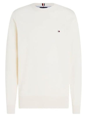 Tommy Hilfiger Maglione Girocollo Uomo Mod. MW0MW21316 AEF Burro