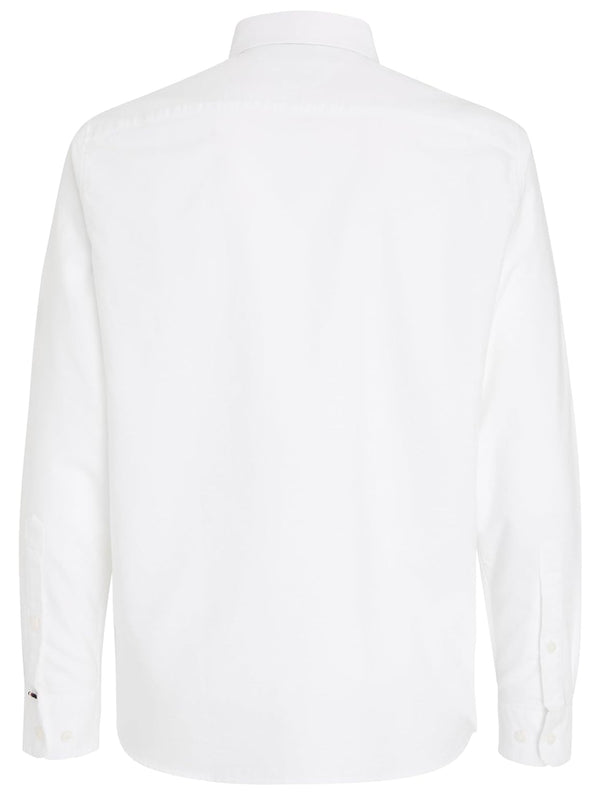 Tommy Hilfiger Camicia manica lunga Uomo Mod. MW0MW32868 YCF White
