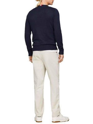 Tommy Hilfiger Maglione Girocollo Uomo Mod. MW0MW33100 MERINO DW5 Blu