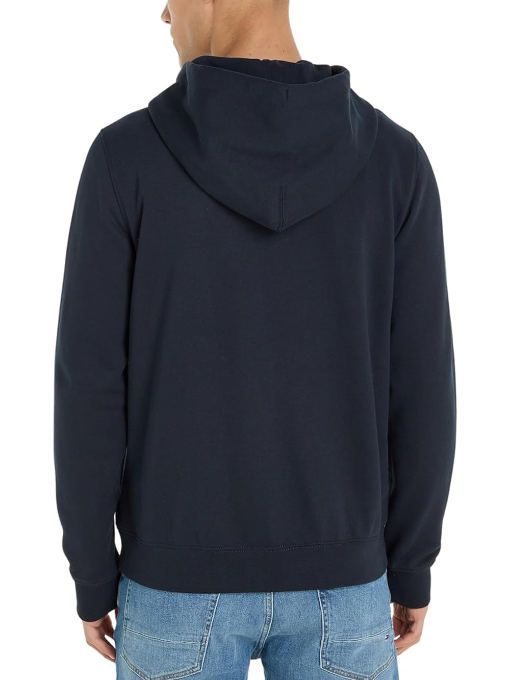 Tommy Hilfiger Felpa cappuccio Uomo Mod. MW0MW33644 ZIP DW5 Blu