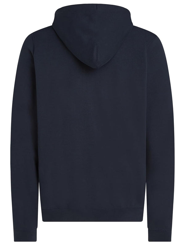Tommy Hilfiger Felpa cappuccio Uomo Mod. MW0MW33644 ZIP DW5 Blu