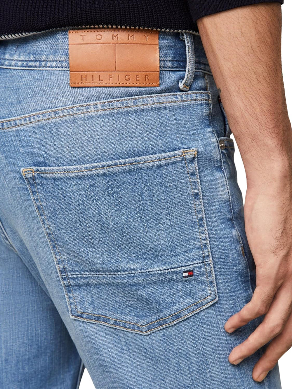 Tommy Hilfiger Jeans Uomo Mod. MW0MW33944 1AA DENIM