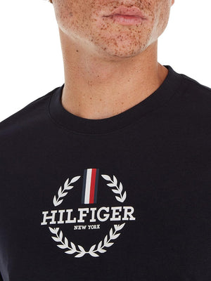 Tommy Hilfiger T-shirt Uomo Mod. MW0MW34388 DW5 Blu
