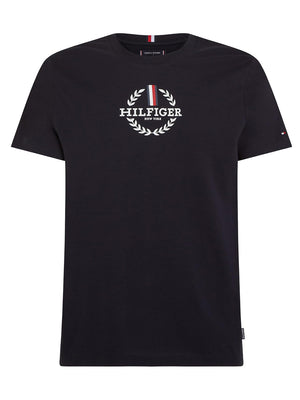 Tommy Hilfiger T-shirt Uomo Mod. MW0MW34388 DW5 Blu