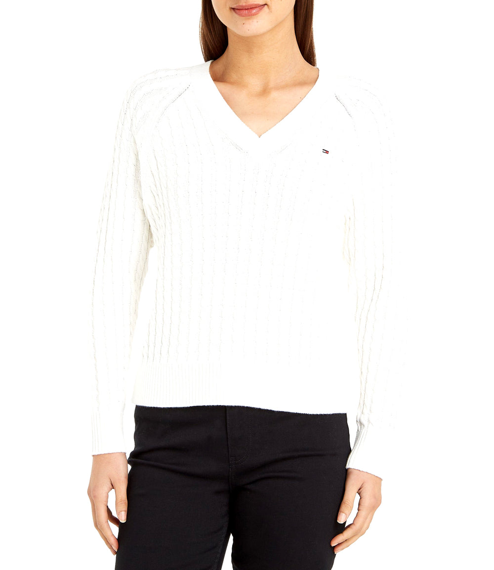 Tommy Hilfiger Maglia Donna Mod. WW0WW40674 YBL White