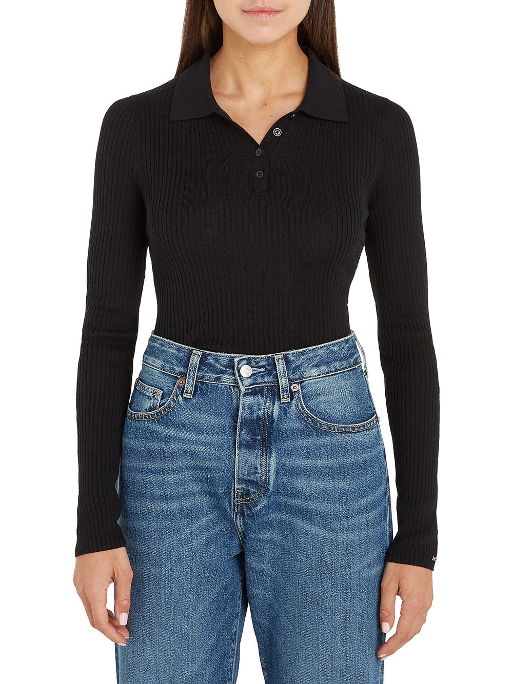 Tommy Hilfiger Maglia Donna Mod. WW0WW40983 BDS Black