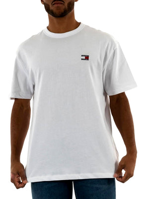 Tommy Jeans T-shirt Uomo Mod. DM0DM17995 YBR White