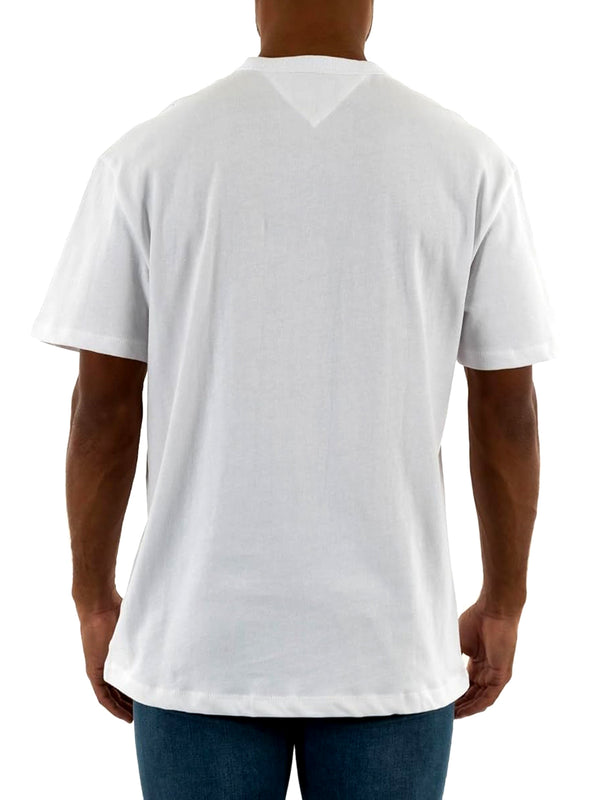 Tommy Jeans T-shirt Uomo Mod. DM0DM17995 YBR White