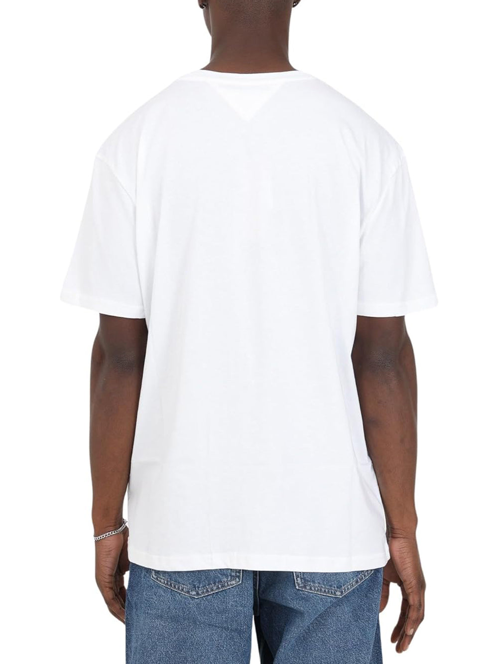 Tommy Jeans Polo M/C Uomo Mod. DM0DM18312 YBR WHITE