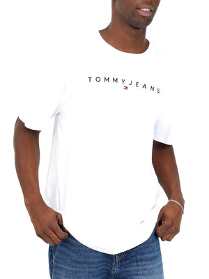 Tommy Jeans Polo M/C Uomo Mod. DM0DM18312 YBR WHITE