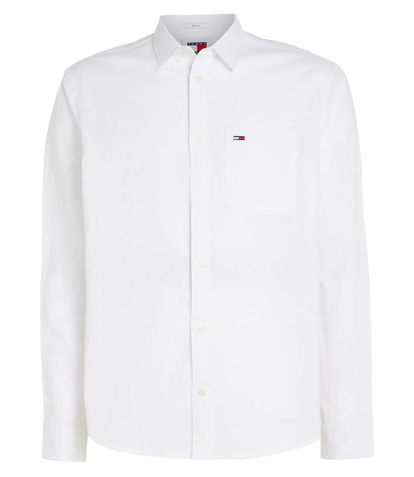 Tommy Jeans Camicia Uomo Mod. DM0DM18962 YBR White
