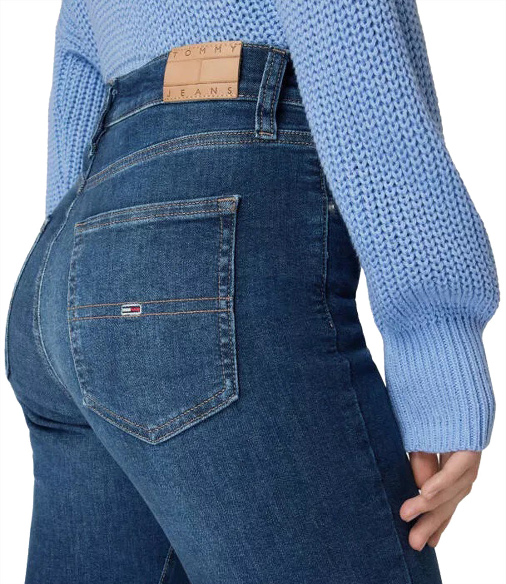 Tommy Jeans Jeans Donna Mod. DW0DW17156 SYLVIA FLR 1A5 Denim