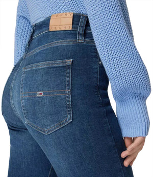 Tommy Jeans Jeans Donna Mod. DW0DW17156 SYLVIA FLR 1A5 Denim