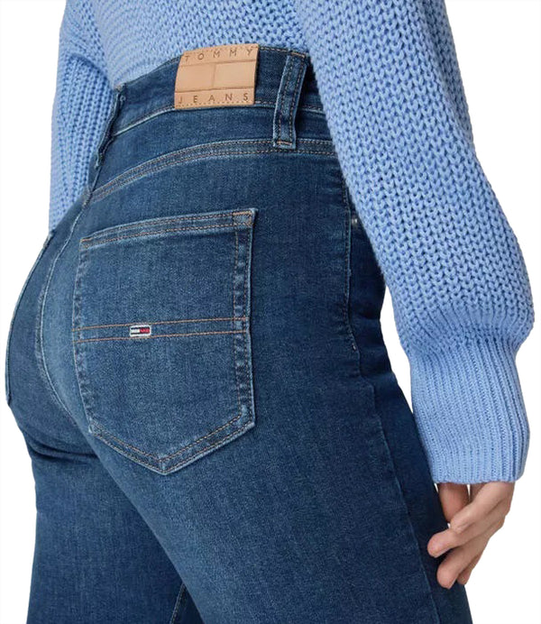 Tommy Jeans Jeans Donna Mod. DW0DW17156 SYLVIA FLR 1A5 Denim