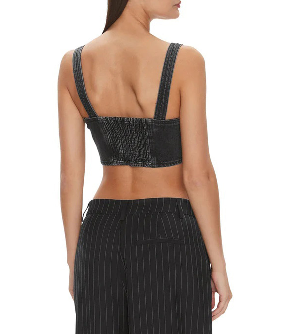 Tommy Jeans Top Donna Mod. DW0DW17699 1BZ Black