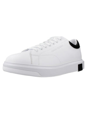A|X Armani Exchange Sneakers Uomo Mod. XUX123-XV534 K488 Op.White+Black